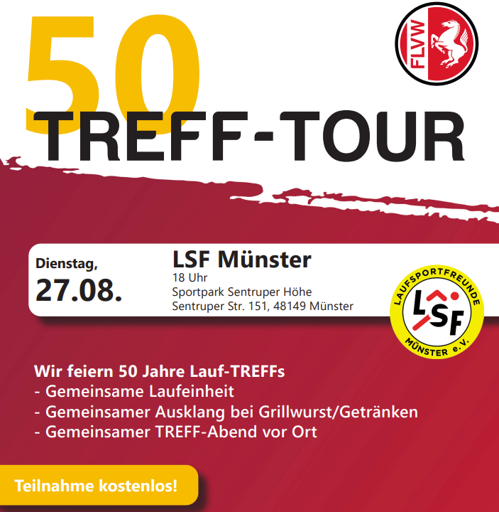 FLVW 50. Jubiläum Treff-Tour